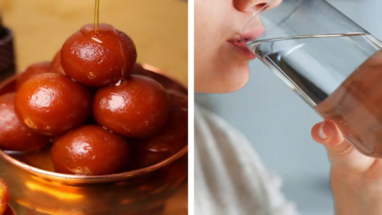 মিষ্টি খাওয়ার পরে পানি পান করলে কী হয়?