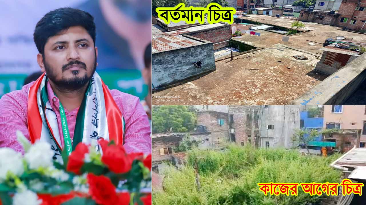 জননেতায় রূপান্তরিত মীর ইমরান মিথুন: ছাদের ঝোপঝাড় পরিষ্কার করে পল্লবীর মানুষের মুখে হাসি