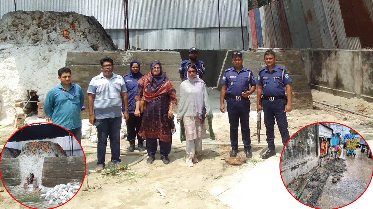 সোনারগাঁয়ে বিএনপি নেতার অবৈধ চুনা কারখানা গুড়িয়ে দিলেন তিতাস কর্তৃপক্ষ