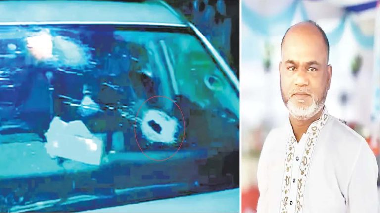 কয়েক মিনিটে গাড়িতে ২২ গুলি, আটক ৪ সন্দেহভাজন