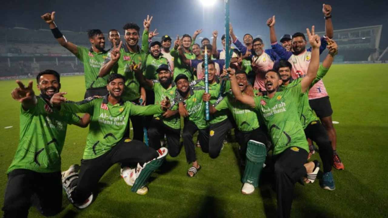 নাসিরের দুর্দান্ত পারফরম্যান্সে রংপুর চ্যাম্পিয়ন