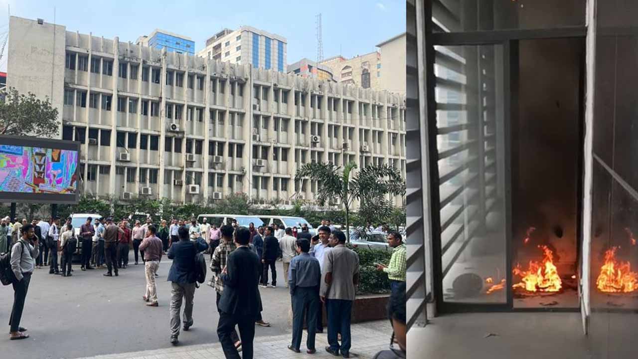 আবারও সচিবালয়ে আগুন